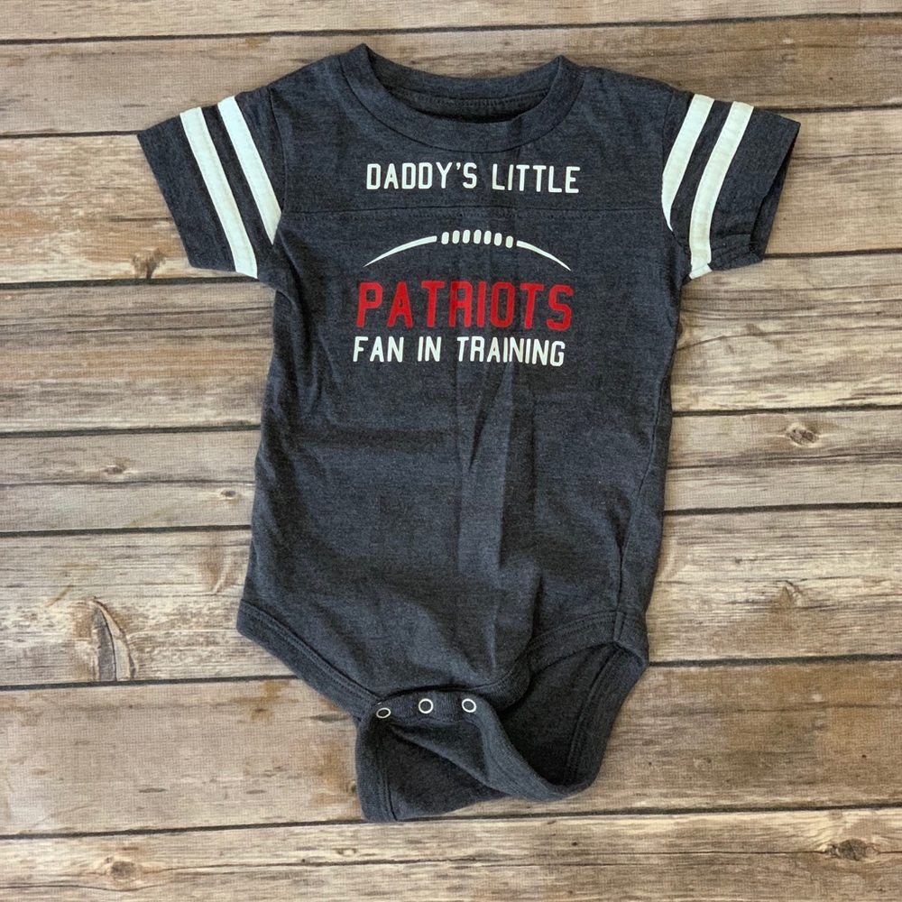 NE Patriots onesie